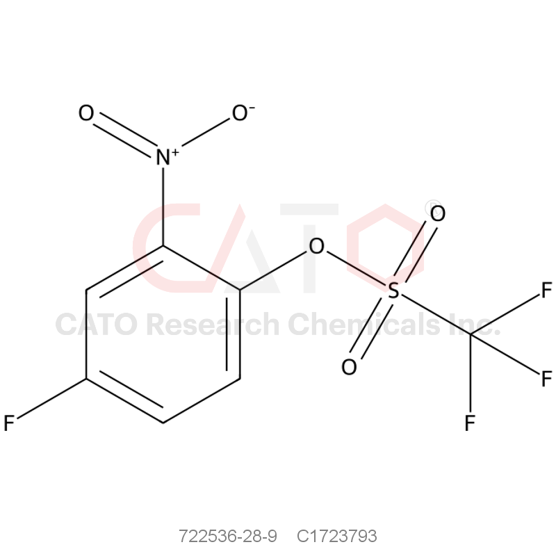 CAS No.:722536-28-9,4-Fluoro-2-nitrophenyl trifluoromethanesulfonate