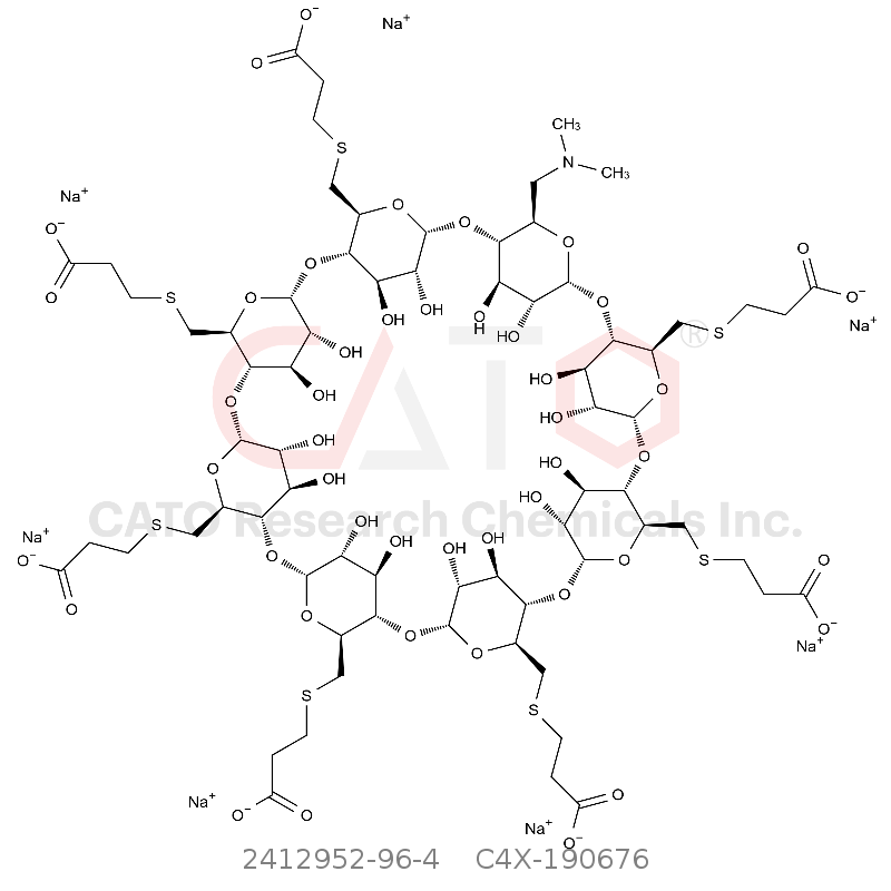 CAS No.:2412952-96-4,舒更葡糖钠杂质Org198786-1