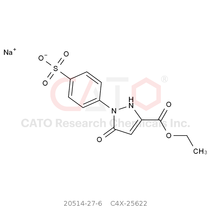 CAS No.:20514-27-6,4 -(3 -乙氧基羰基)-5-氧代-1,5-二氢-1H-吡唑-1-苯基磺酸钠