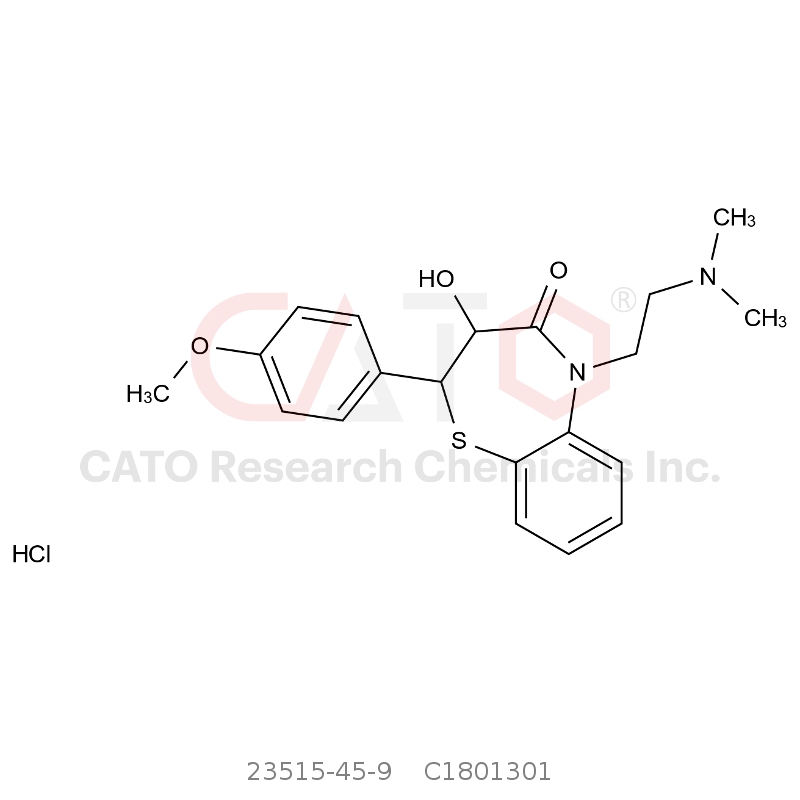 CAS No.:23515-45-9,Desacetyl Diltiazem Hydrochloride