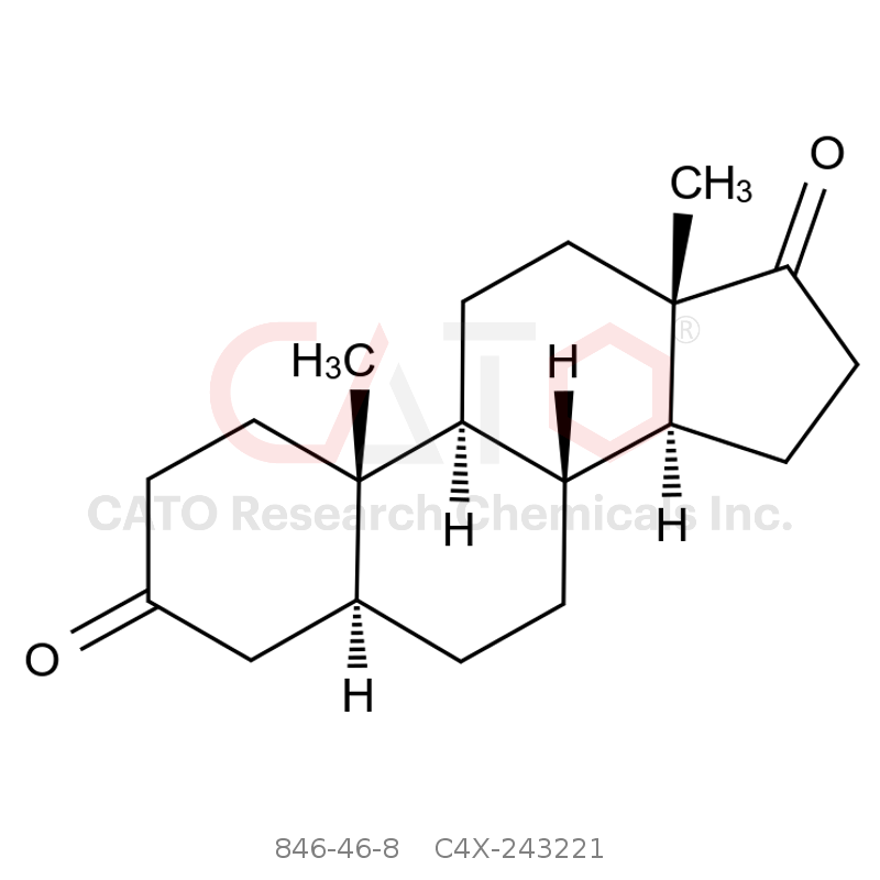 CAS No.:846-46-8,5α-雄甾烷二酮