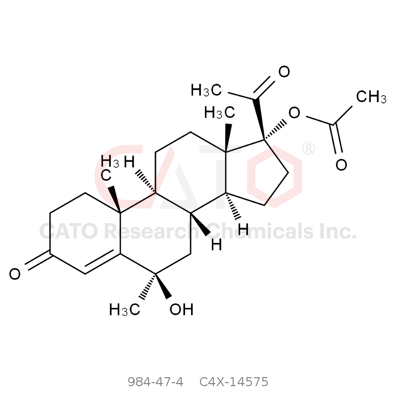 CAS No.:984-47-4,醋酸甲羟孕酮EP杂质A