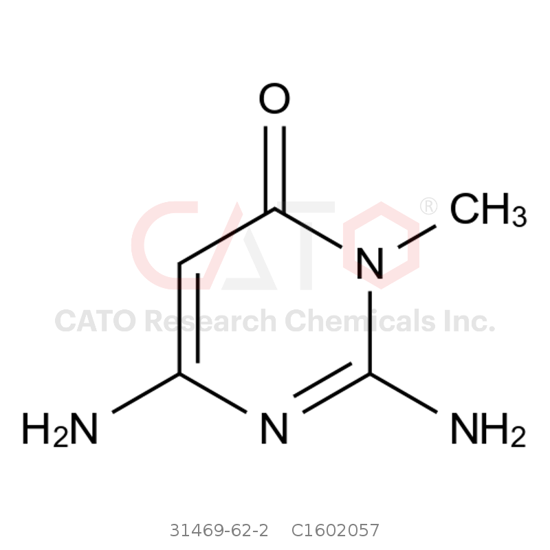 CAS No.:31469-62-2,2,6-Diamino-3-methyl-4(3H)-pyrimidinone