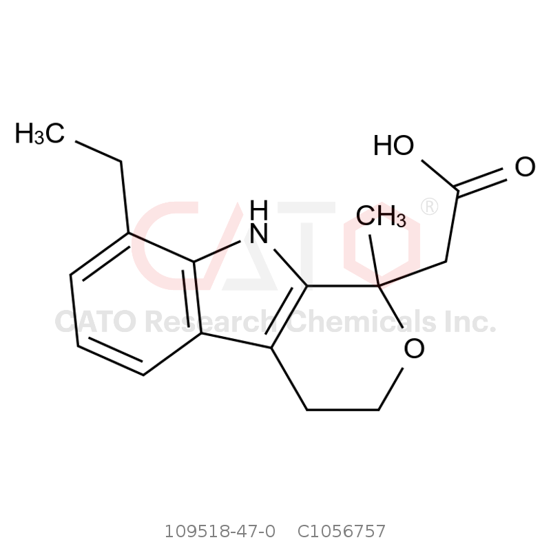 CAS No.:109518-47-0,依托度酸EP杂质C（依托度酸USP相关化合物A）
