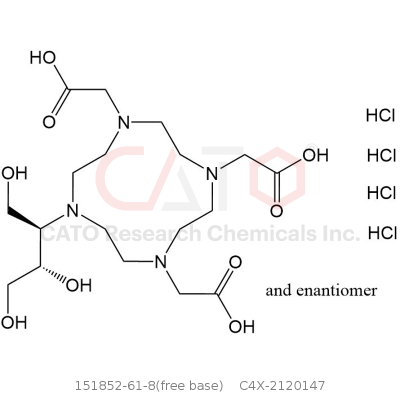 CAS No.:151852-61-8(free base),Gadobutrol EP Impurity B 4HCl