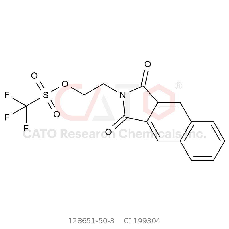 CAS No.:128651-50-3,1,1,1-三氟甲磺酸 2-(1,3-二氢-1,3-二氧代-2H-苯并[f]异吲哚-2-基)乙酯