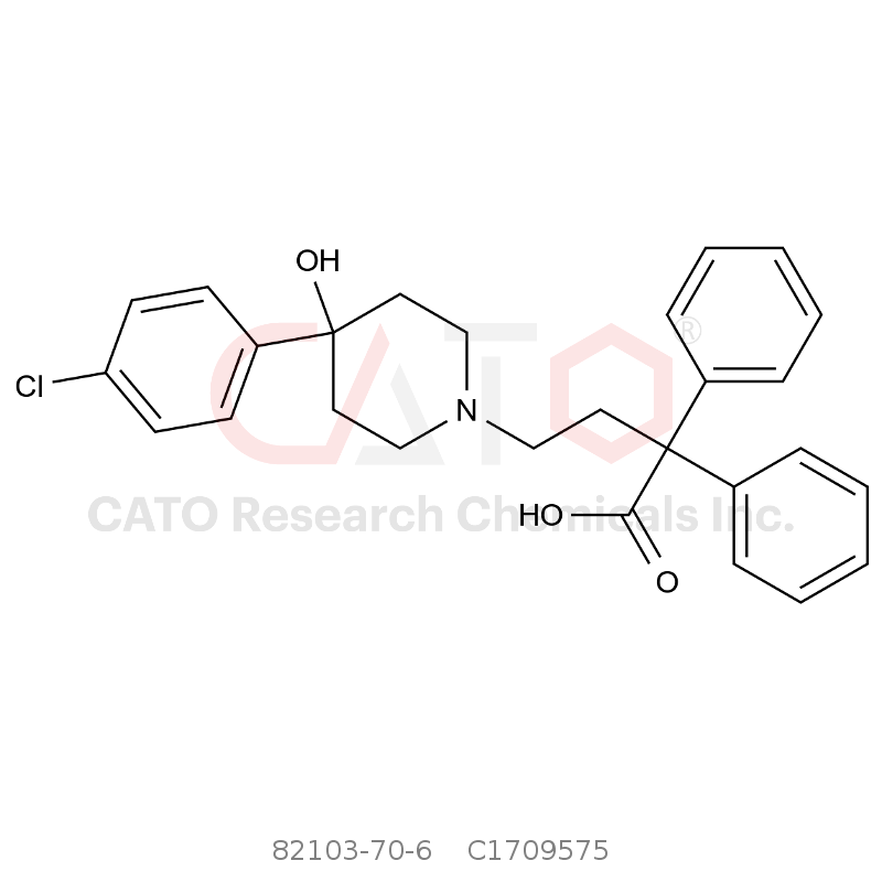 CAS No.:82103-70-6,4-[4-(4-氯苯基)-4-羟基哌啶-1-基]-2,2-二苯基-丁酸