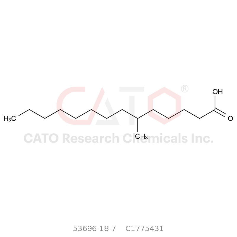 CAS No.:53696-18-7,6-甲基十四烷酸