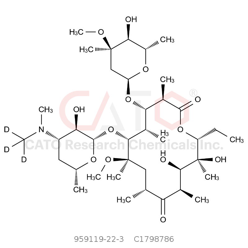 CAS No.:959119-22-3,克拉霉素-D3