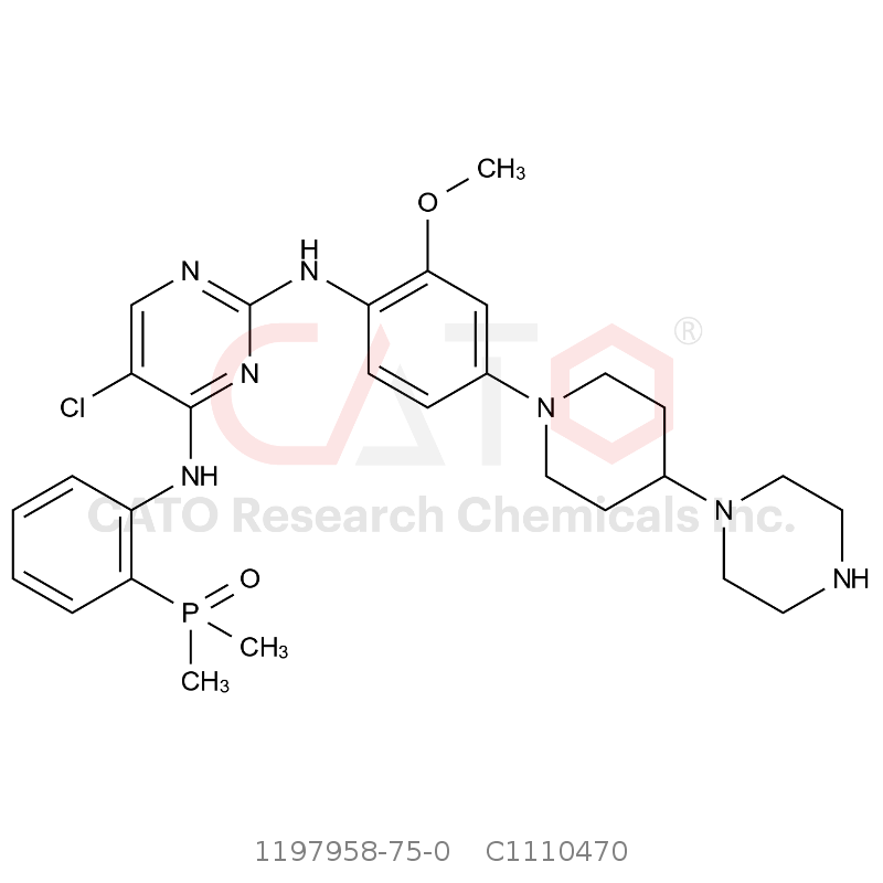 CAS No.:1197958-75-0,Brigatinib Impurity AP26123