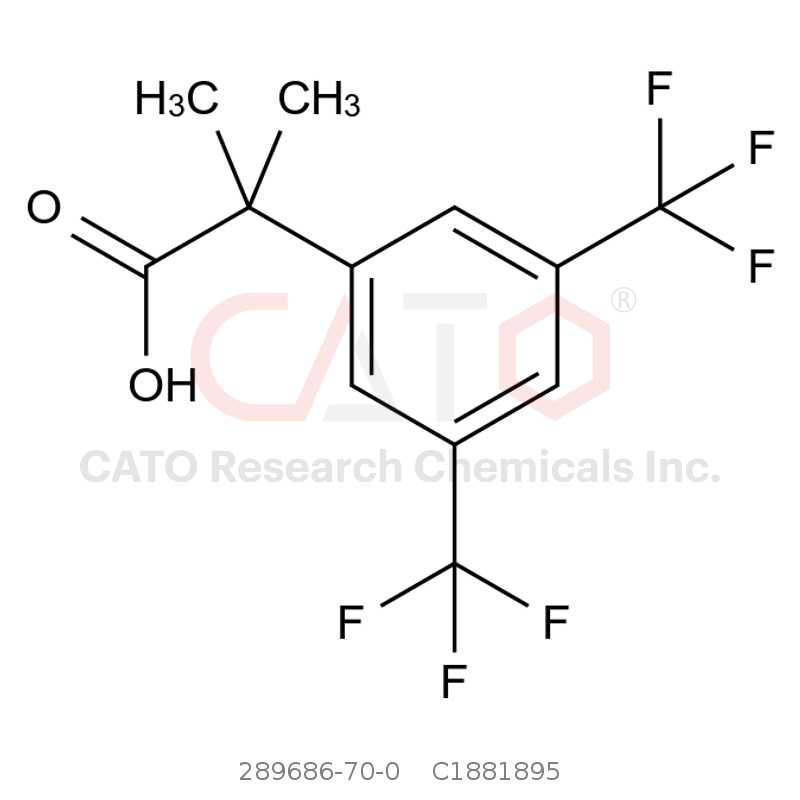 CAS No.:289686-70-0,2-(3,5-Bis(trifluoromethyl)phenyl)-2-methylpropanoic acid