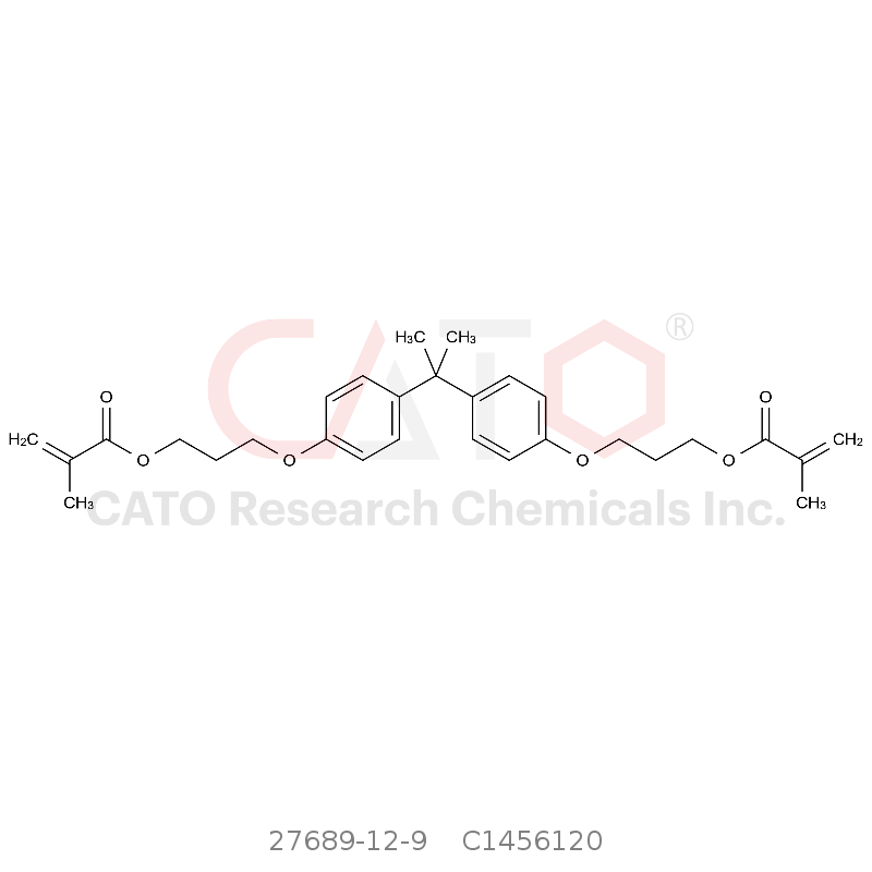 CAS No.:27689-12-9,（（丙烷-2,2-丁二（4,1-苯烯））二（氧））二（丙烷-3,1-丁二）二（2-甲基丙烯酸酯）