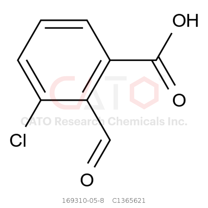 CAS No.:169310-05-8,3-Chloro-2-formylbenzoic acid