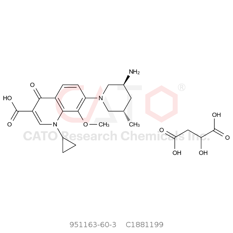 CAS No.:951163-60-3,苹果酸奈诺沙星