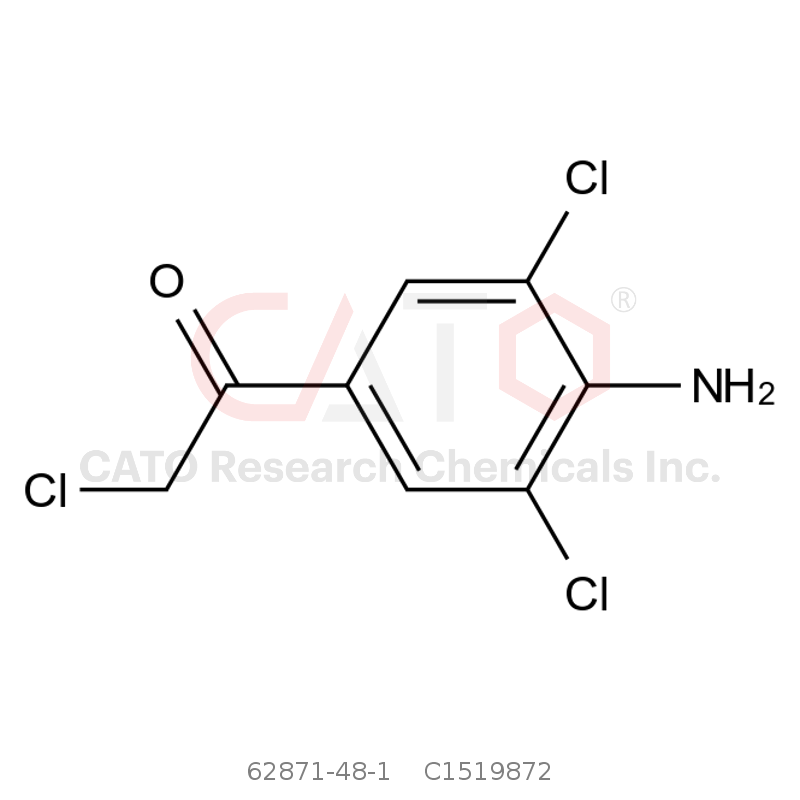 CAS No.:62871-48-1,1-(4-氨基-3,5-二氯苯基)-2-氯-乙酮