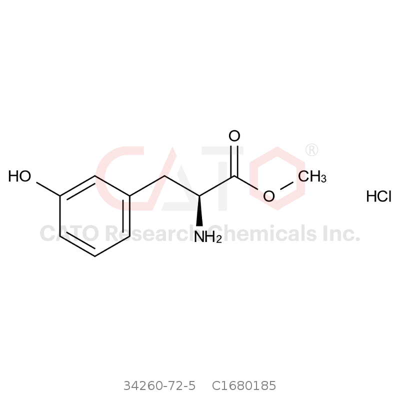 CAS No.:34260-72-5,(S)-2-氨基-3-(3-羟基苯基)丙酸甲酯盐酸盐