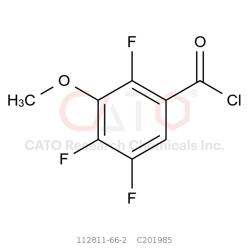 CAS No.:112811-66-2,2,4,5-Trifluoro-3-methoxybenzoyl chloride