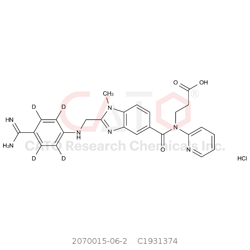 CAS No.:2070015-06-2,达比加群-d4 盐酸盐