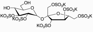  Sucrose Hexasulfate, Potassium Salt CAS 386229-70-5 结构式 Chemical Structure