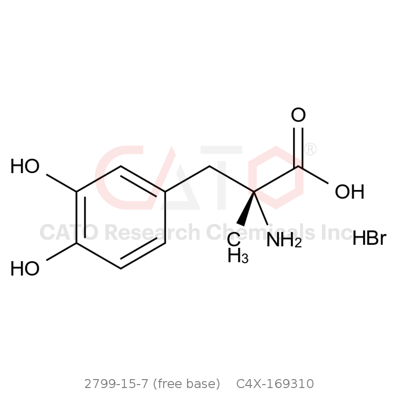 CAS No.:2799-15-7 (free base),Methyldopa EP Impurity D HBr