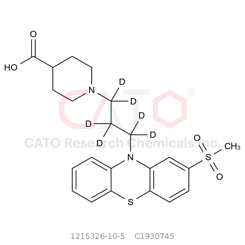 CAS No.:1215326-10-5,美托咪嗪酸-d6