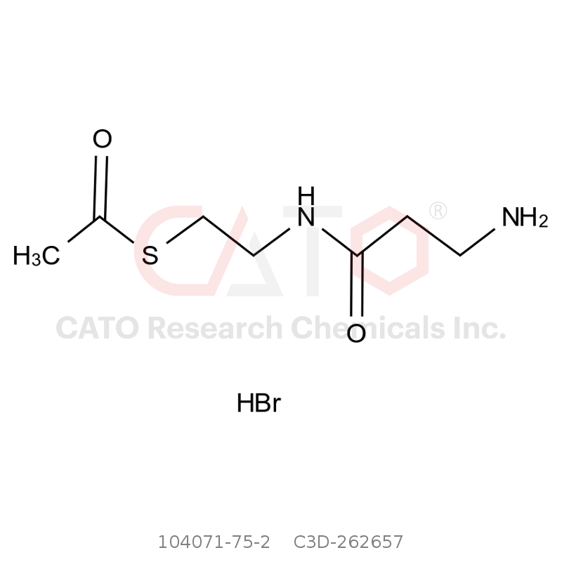 CAS No.:104071-75-2,S-（2-（3-氨基丙酰胺基）乙基）乙硫基氢溴酸盐