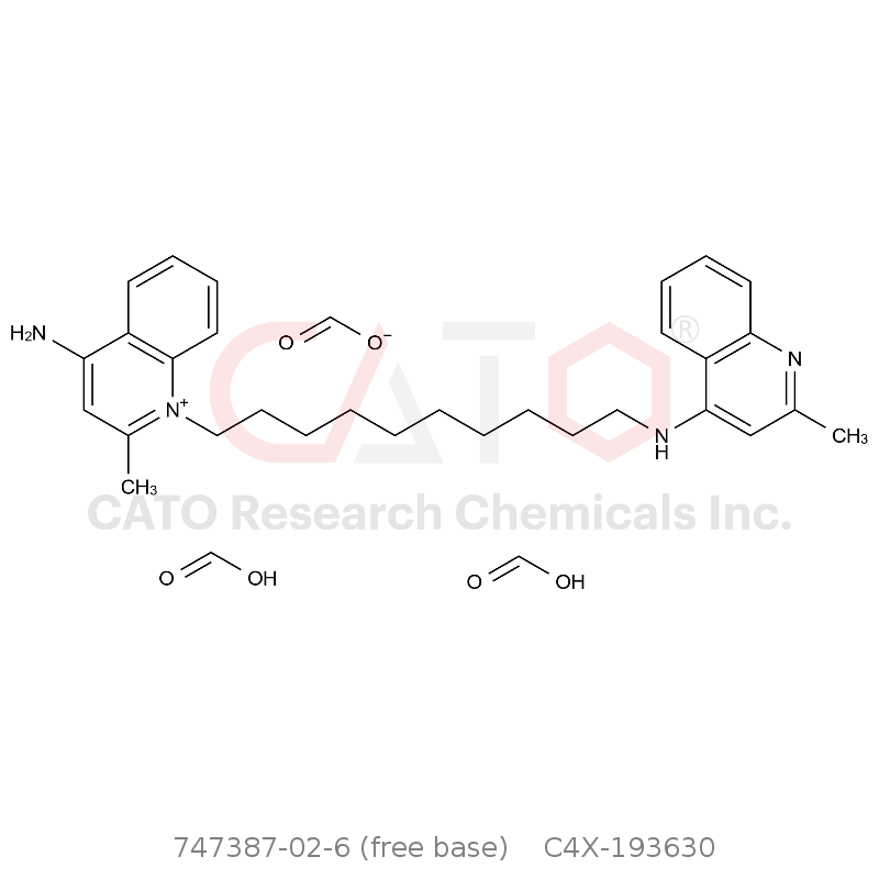 CAS No.:747387-02-6 (free base),Dequalinium EP Impurity B (2Formate)