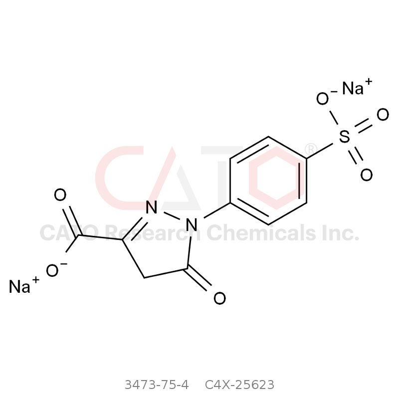 CAS No.:3473-75-4,5-氧代-1-(4-磺基苯)-4H-吡唑-3-羧酸酯 二钠盐
