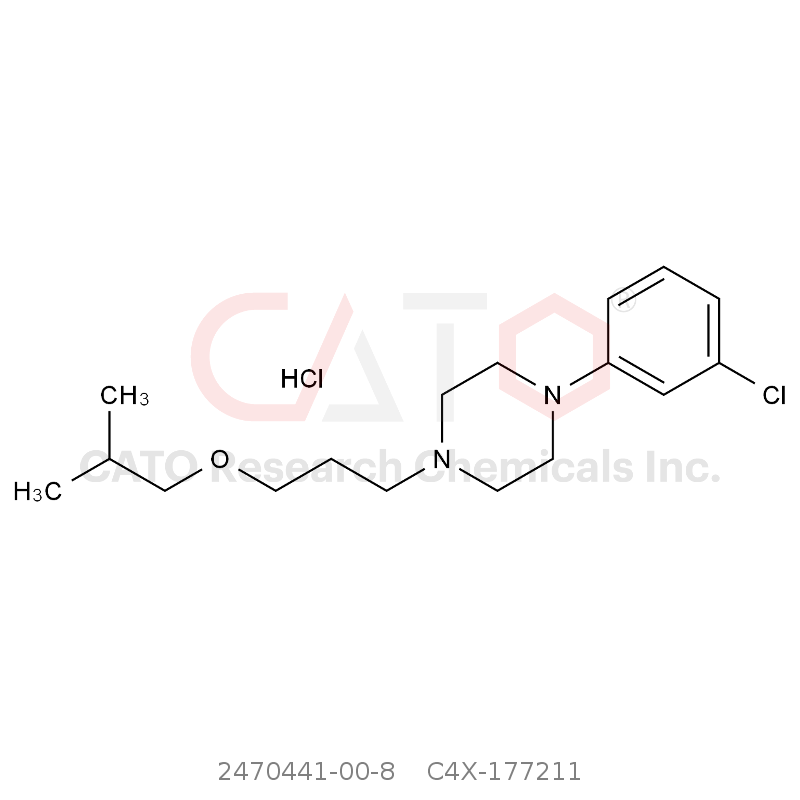 CAS No.:2470441-00-8,Trazodone Hydrochloride EP Impurity G