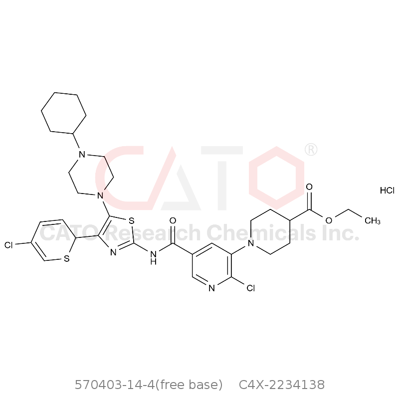 CAS No.:570403-14-4(free base),Avatrombopag Impurity 138
