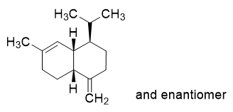 γ-莫罗林 γ-Muurolene CAS 30021-74-0 结构式 Chemical Structure