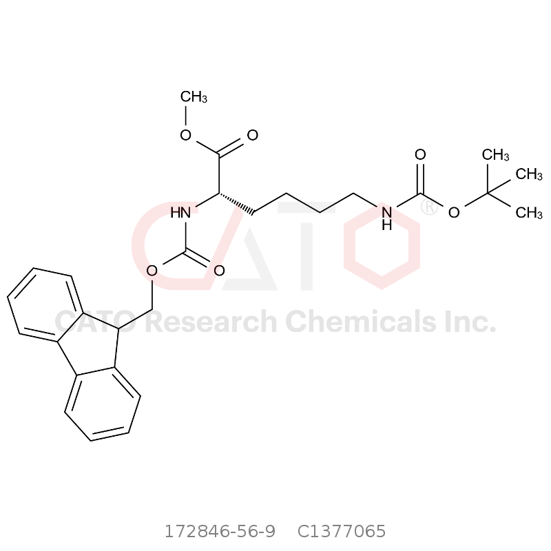 CAS No.:172846-56-9,(S)-Methyl 2-((((9H-fluoren-9-yl)methoxy)carbonyl)amino)-6-((tert-butoxycarbonyl)amino)hexanoate