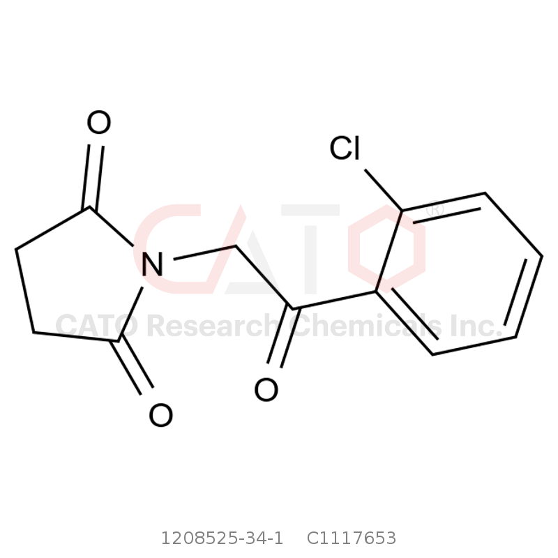 CAS No.:1208525-34-1,1-[2-(2-chlorophenyl)-2-oxoethyl]pyrrolidine-2,5-dione