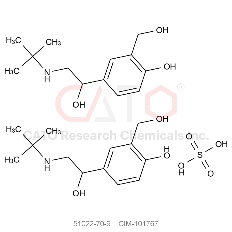 CAS No.:51022-70-9,沙丁胺醇半硫酸盐