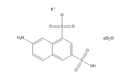 Monopotassium 7-Amino-1,3-naphthalenedisulfonate Hydrate CAS 842-15-9 chemical structure