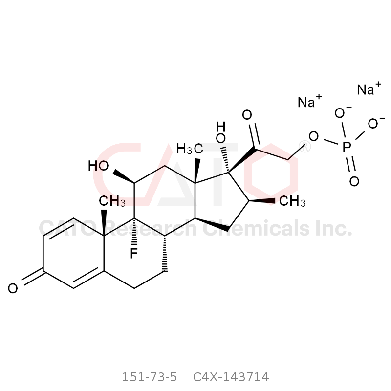 CAS No.:151-73-5,Betamethasone 21-phosphate Disodium