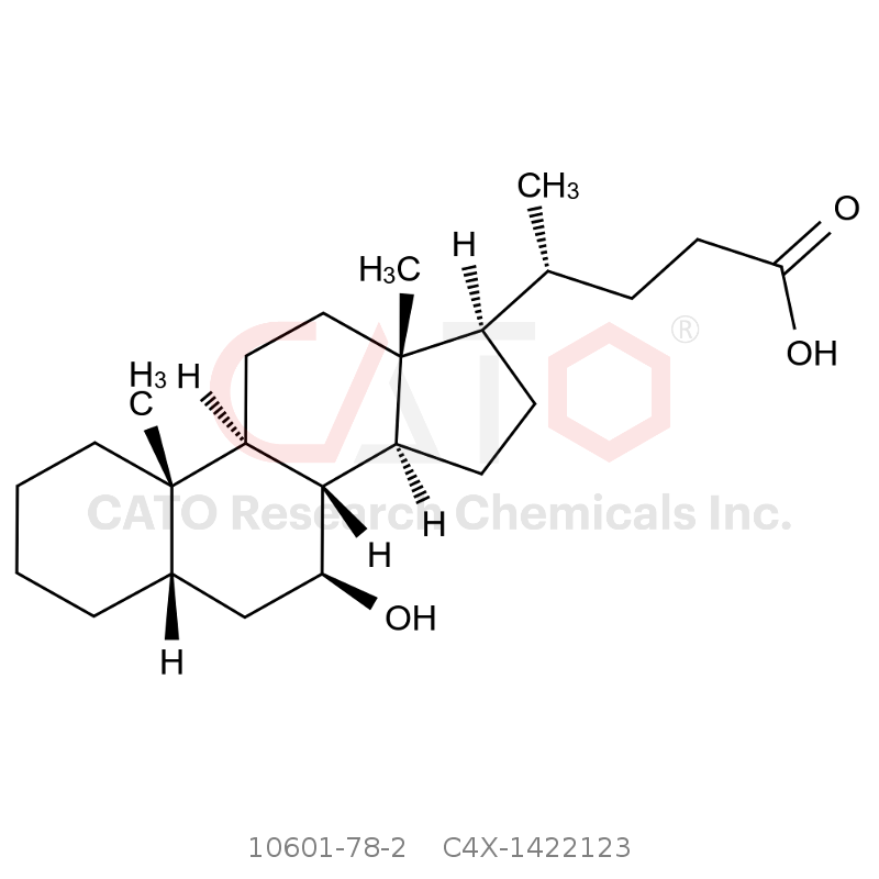 CAS No.:10601-78-2,熊去氧胆酸杂质123
