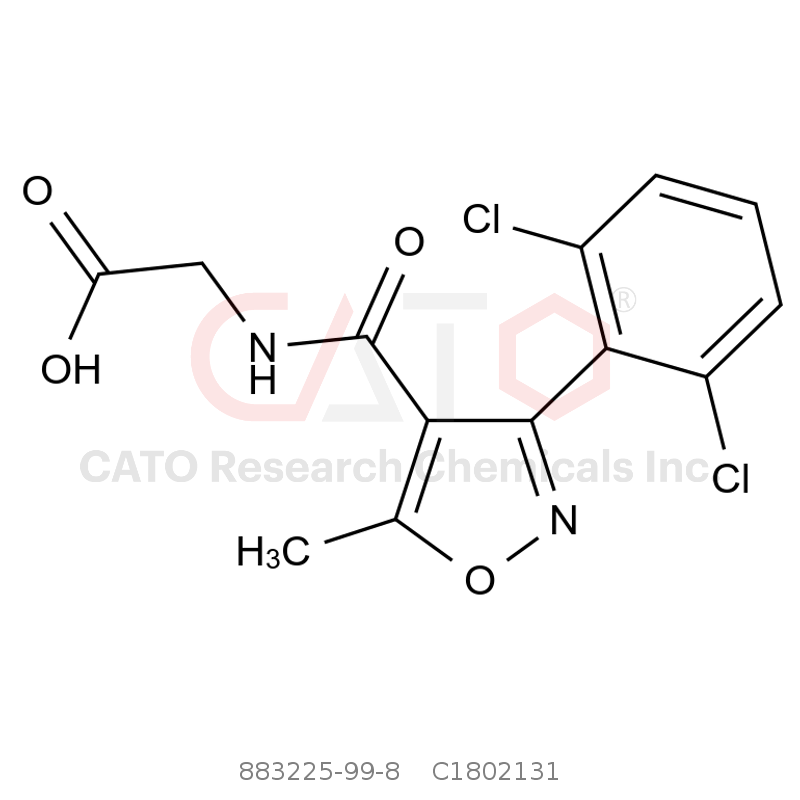 CAS No.:883225-99-8,Dicloxacillin Degradation Impurity (DCMICAA)