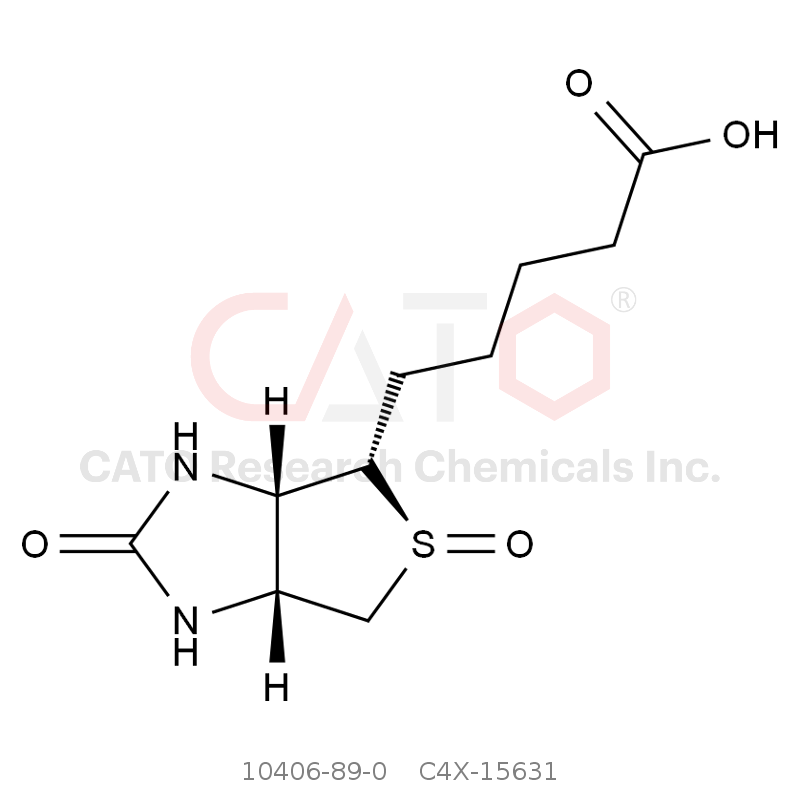 CAS No.:10406-89-0,生物素杂质1((+)-生物素(+)-亚砜)