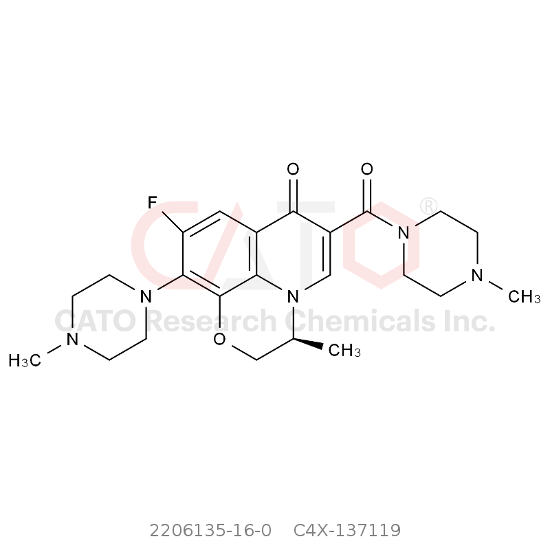 CAS No.:2206135-16-0,Levofloxacin Impurity 19