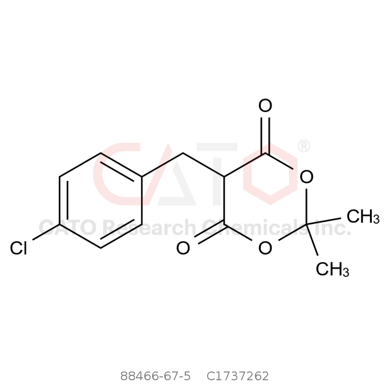 CAS No.:88466-67-5,5-(4-Chlorobenzyl)-2,2-dimethyl-1,3-dioxane-4,6-dione