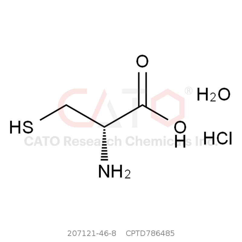 CAS No.:207121-46-8,H-D-半胱氨酸-OH盐酸盐 · H2O