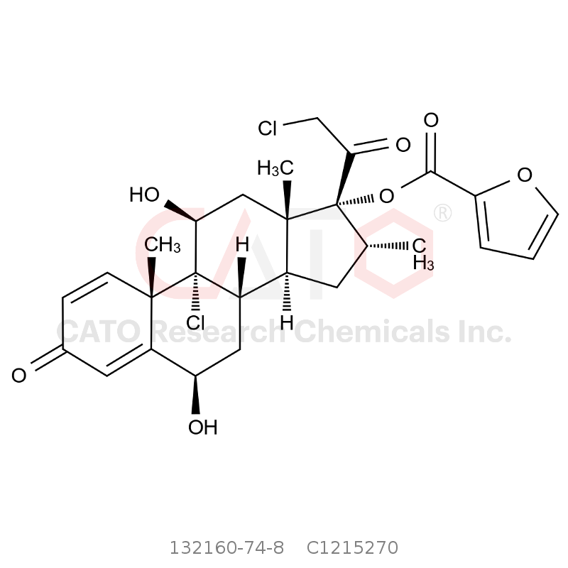 CAS No.:132160-74-8,6β-Hydroxy Mometasone Furoate