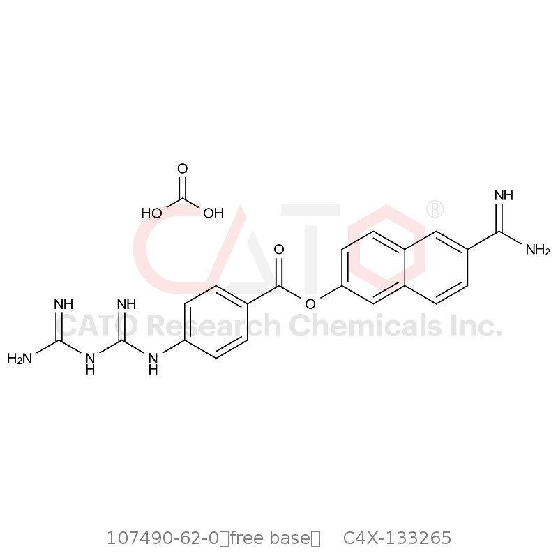 CAS No.:107490-62-0（free base）,Nafamostat Impurity 65