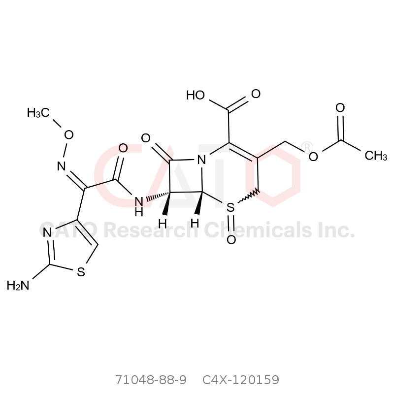 CAS No.:71048-88-9,Cefotaxime S-Oxide 2