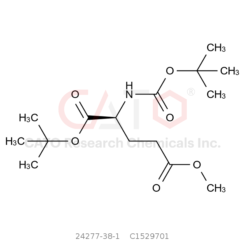 CAS No.:24277-38-1,(S)-1-叔丁基 5-甲基 2-((叔丁氧羰基)氨基)戊二酸酯