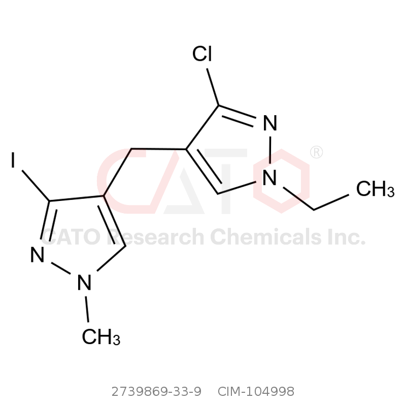 CAS No.:2739869-33-9,3-氯-1-乙基-4-（（3-碘-1-甲基-1H-吡唑-4-基）甲基）-1H-吡嗪