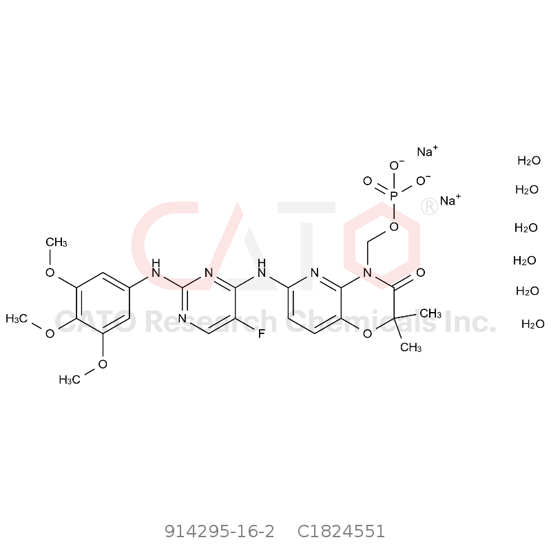 CAS No.:914295-16-2,福他替尼二钠盐六水合物