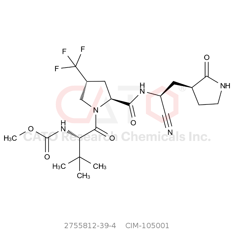 CAS No.:2755812-39-4,（S）-1-（（2S，4R）-2-（（S）-1-氰基-2-（S）-2-氧代吡咯烷-3-基）乙基）氨基甲酰基）-4-（三氟甲基）吡咯烷-1-基）-3,3-二甲基-1-氧代丁-2-基）氨基甲酸甲酯