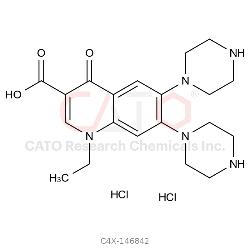 诺氟沙星EP杂质C 2盐酸盐